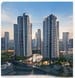 High rise city buildings skyline for Non-Landed Masterclass event