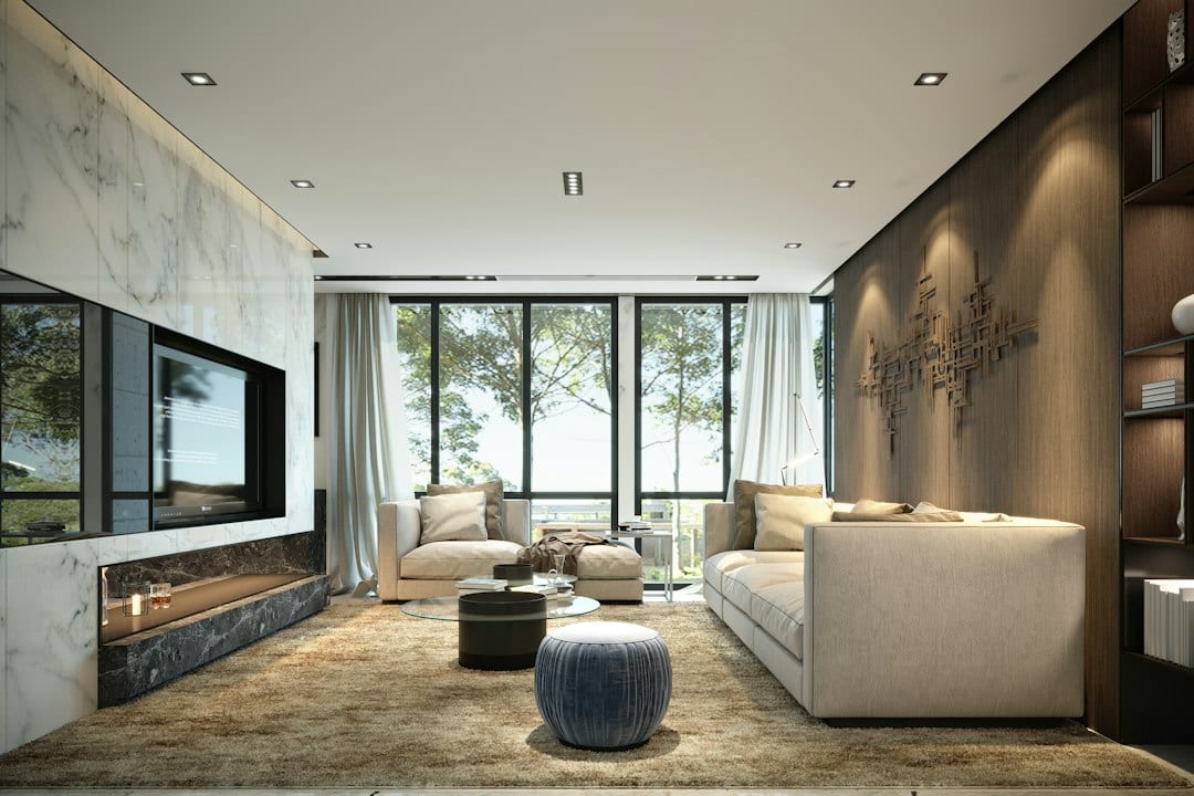 Modern new launch apartment interior